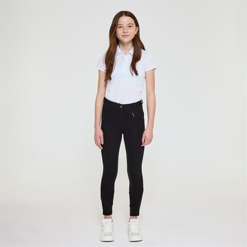 Rijbroeken Volledige zitting New Sure Seat CRW® Junior Zwart