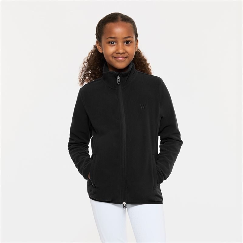 Fleecejack Junior Basic CRW® Zwart
