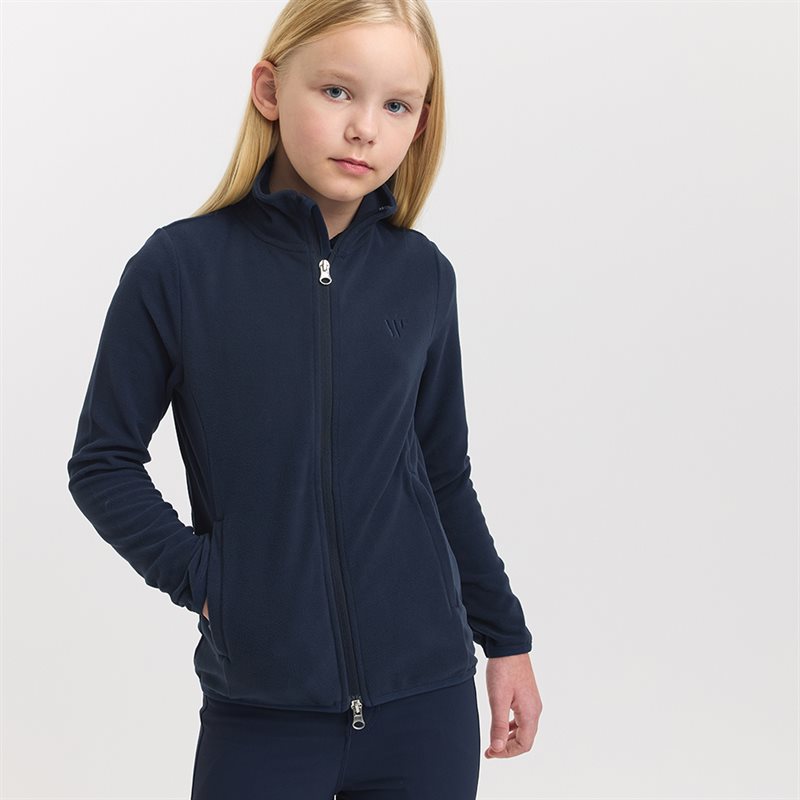 Fleecejack Junior Basic CRW® Marineblauw