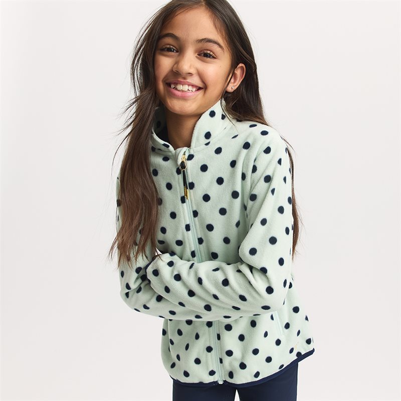 Fleecetrui Junior Tippy fz CRW® Muntgroen