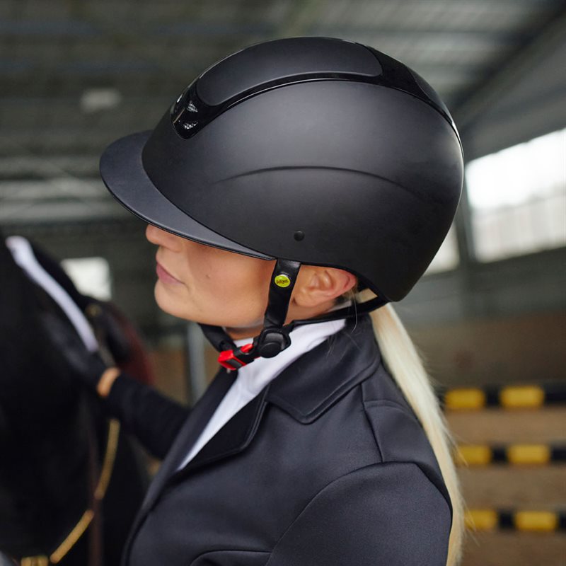 Paardrijhelm VG1 Matrix Mips JH Collection® Zwart
