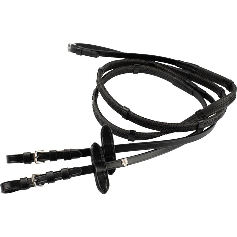 Rubberen teugels Fairfield® Zwart