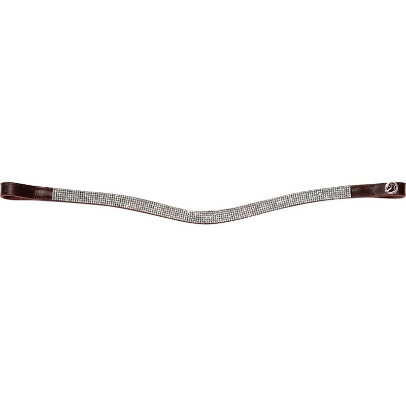 Frontriem Jessika Fairfield® Donkerbruin/wit