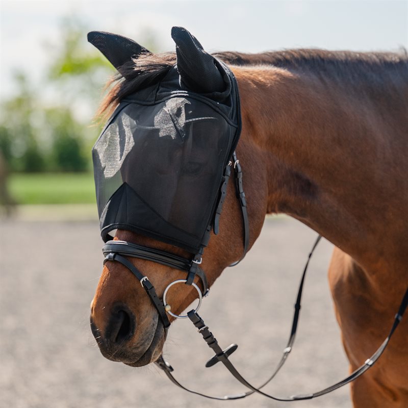 Vliegenkap Everglade Rider EquiXpert® Zwart