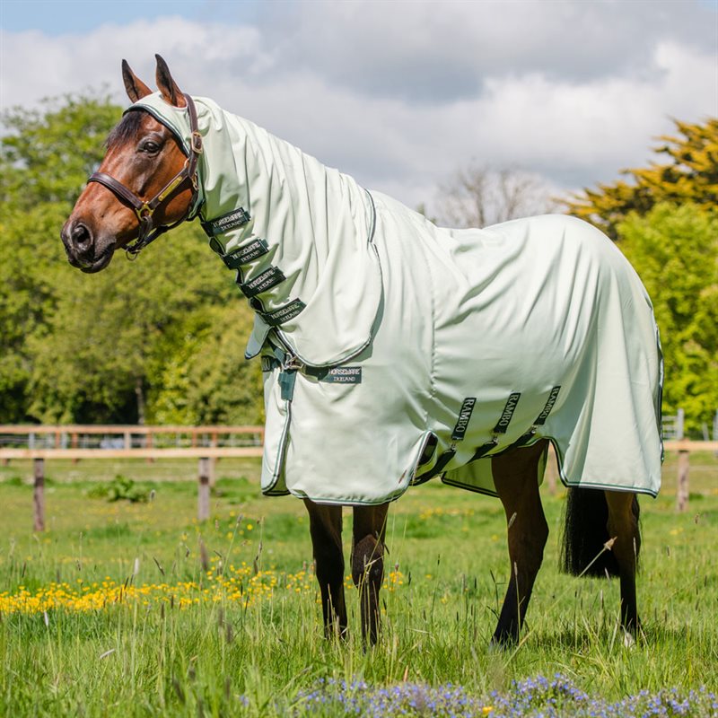Eczeemdeken Rambo Hoody Horseware® Muntgroen
