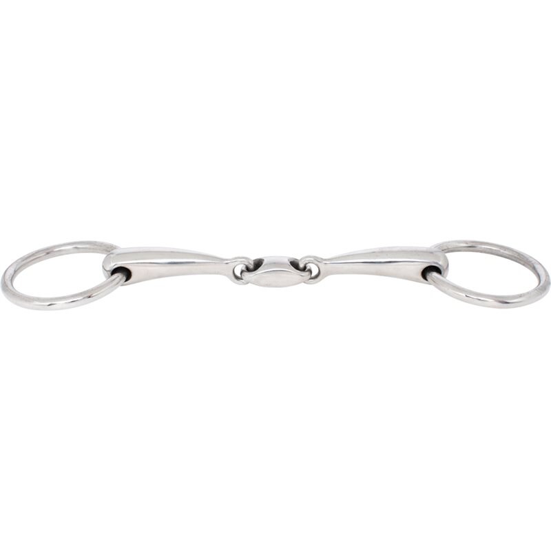 Bradoon bit Drie secties Fairfield® Zilver