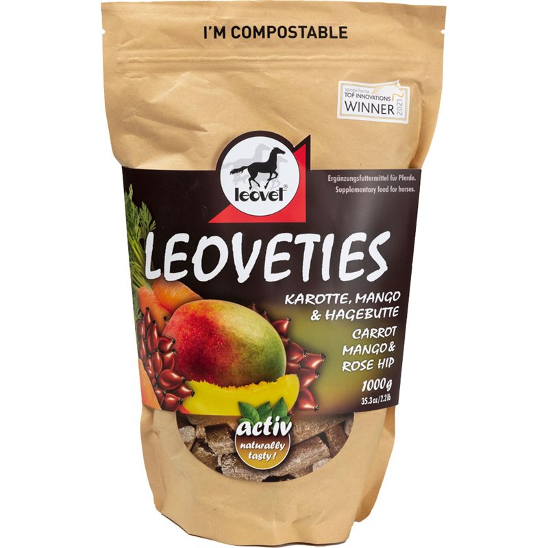 Paardensnacks Leoveties Carrot, Mango & Rosehip leovet®