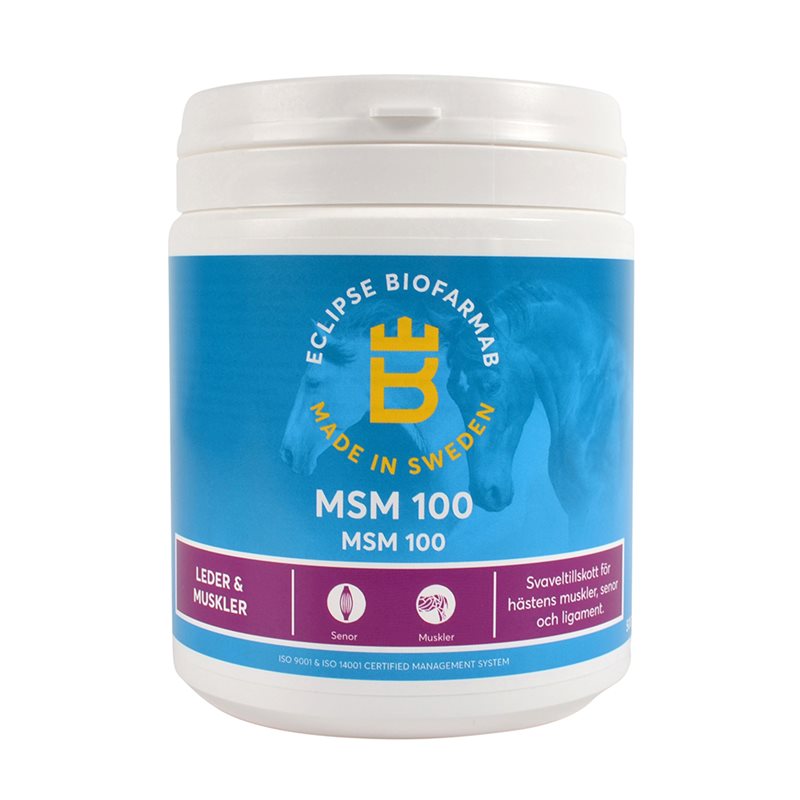 Voedingssupplementen MSM 100 500 g Eclipse Biofarmab