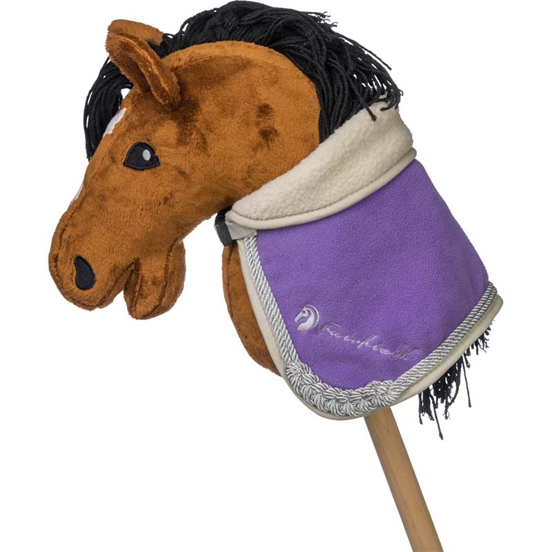 Stokpaarddeken Collar Fairfield® Paars