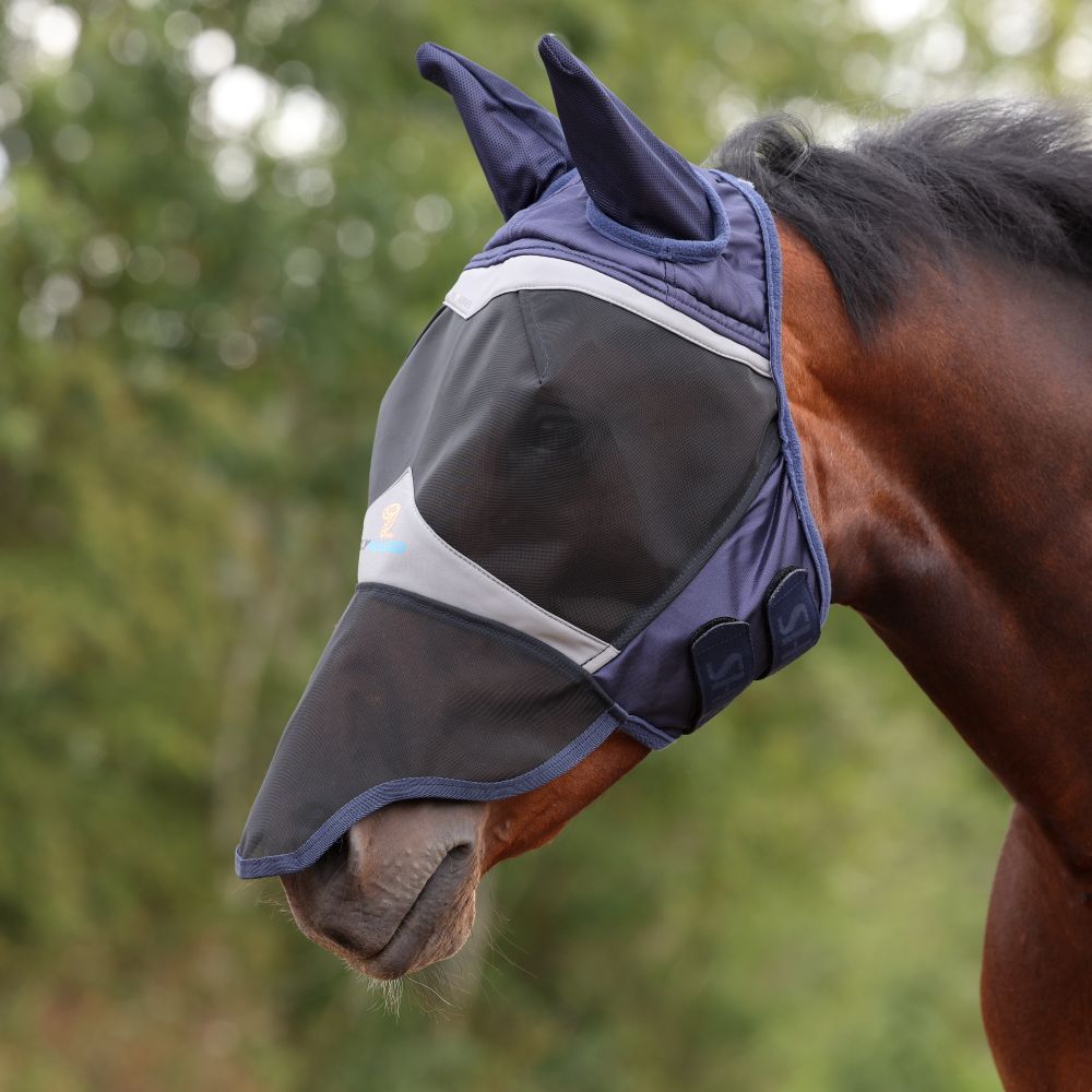Vliegenkap FlyGuard Flyhood Shires Equestrian Products