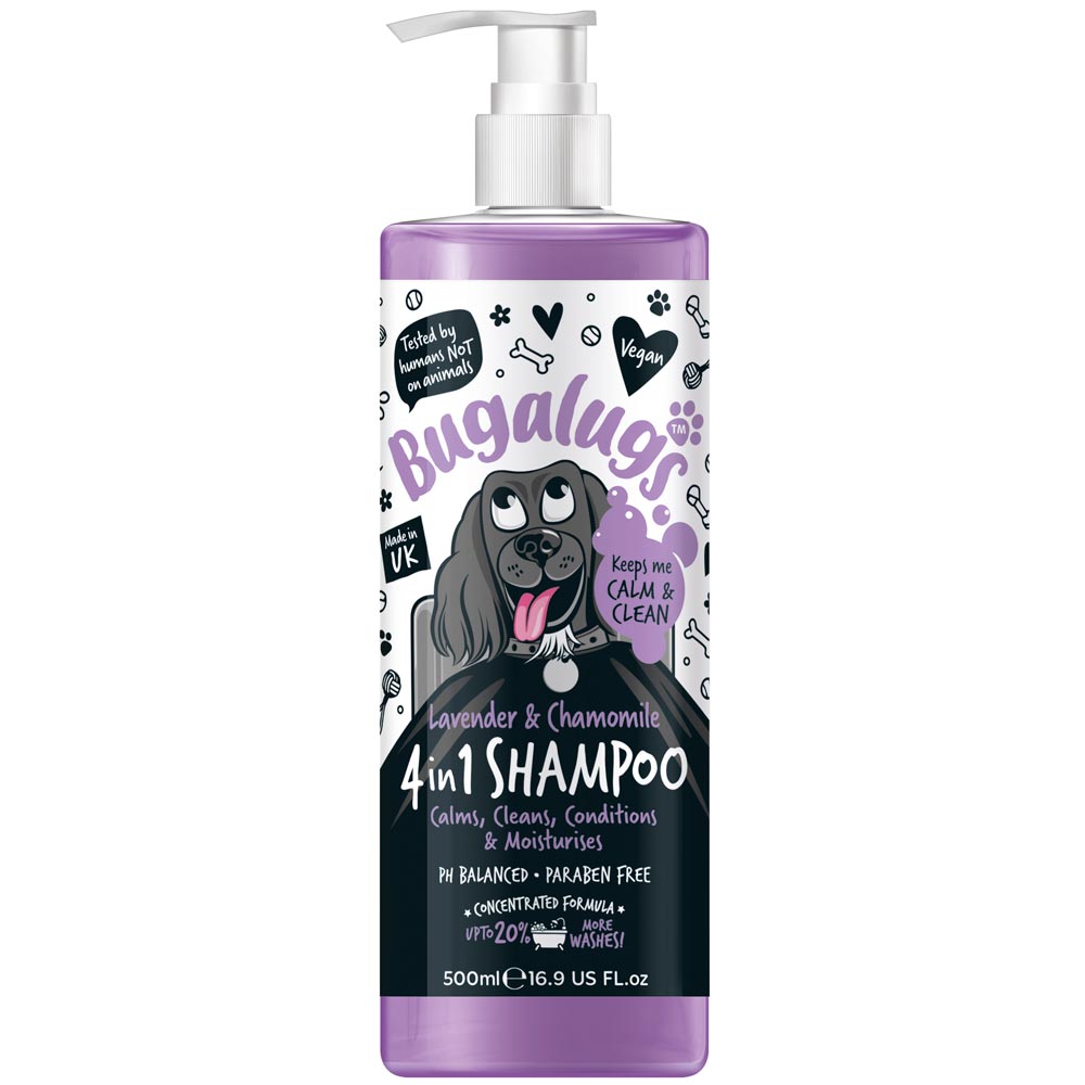 Hondenshampoo  4 in 1 Lavender & Chamomile 500ml Bugalugs