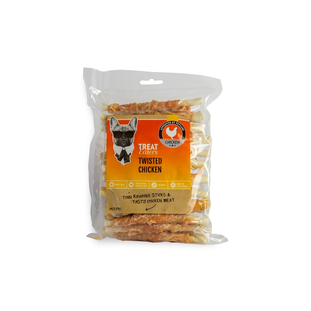 Hondenkauwstick  Twisted Chicken 350g Treateaters