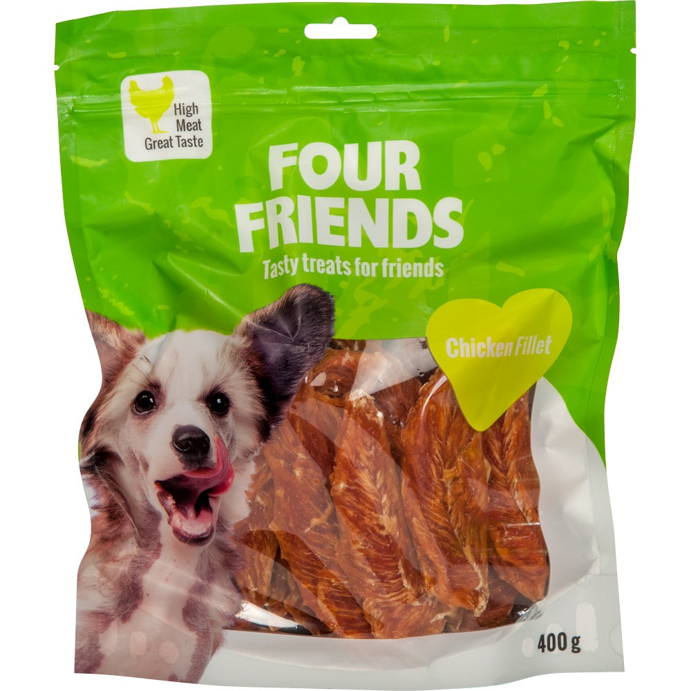 Hondensnack  Chicken Fillet 400 g FourFriends