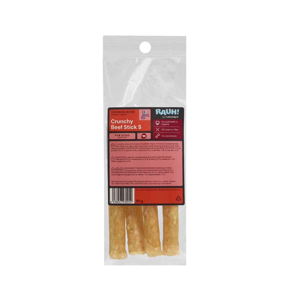 Hondenkauwstick  Crunchy Beef Stick S RAUH!®