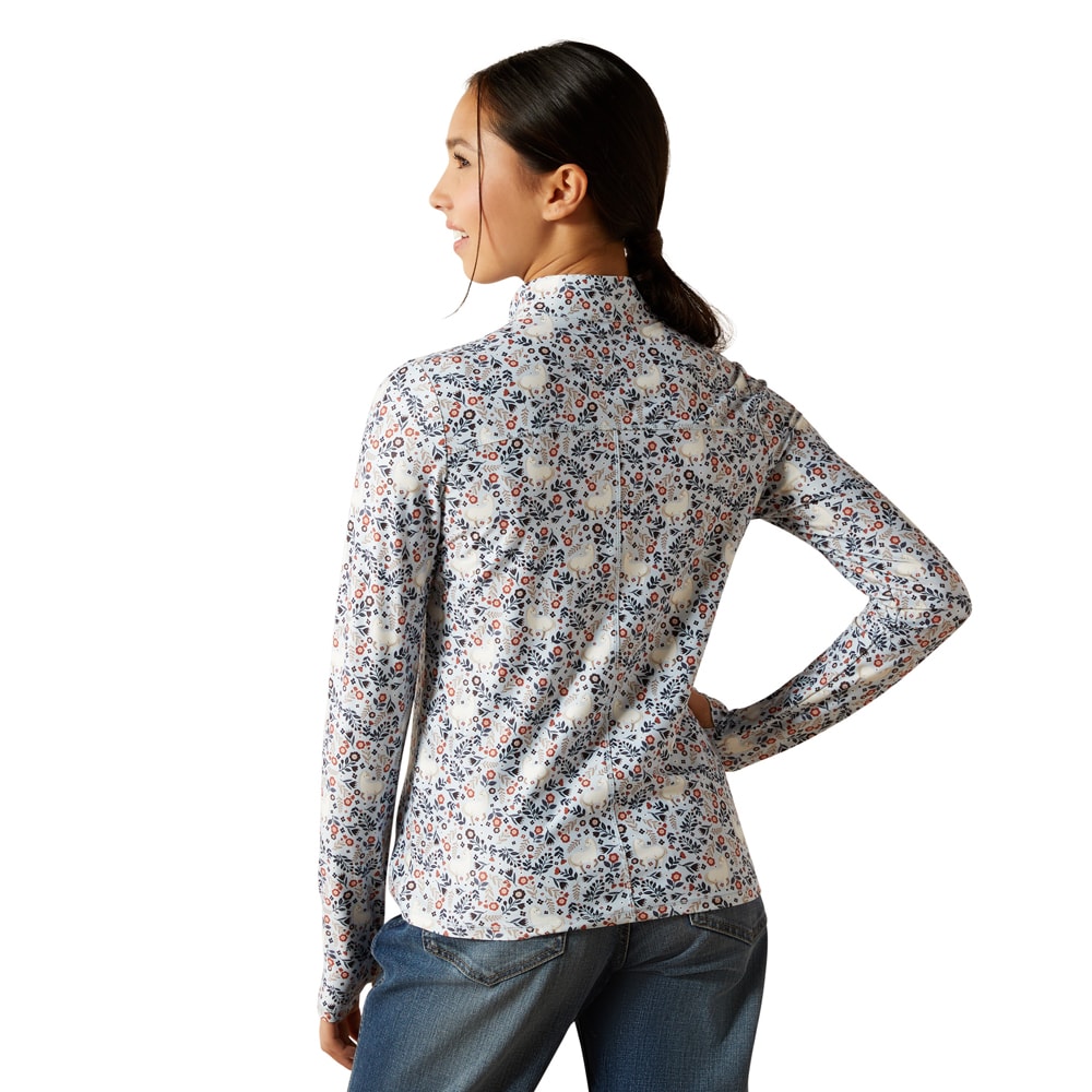 Top van functioneel materiaal  LOWELL 3.0 1/4 ZIP ARIAT®