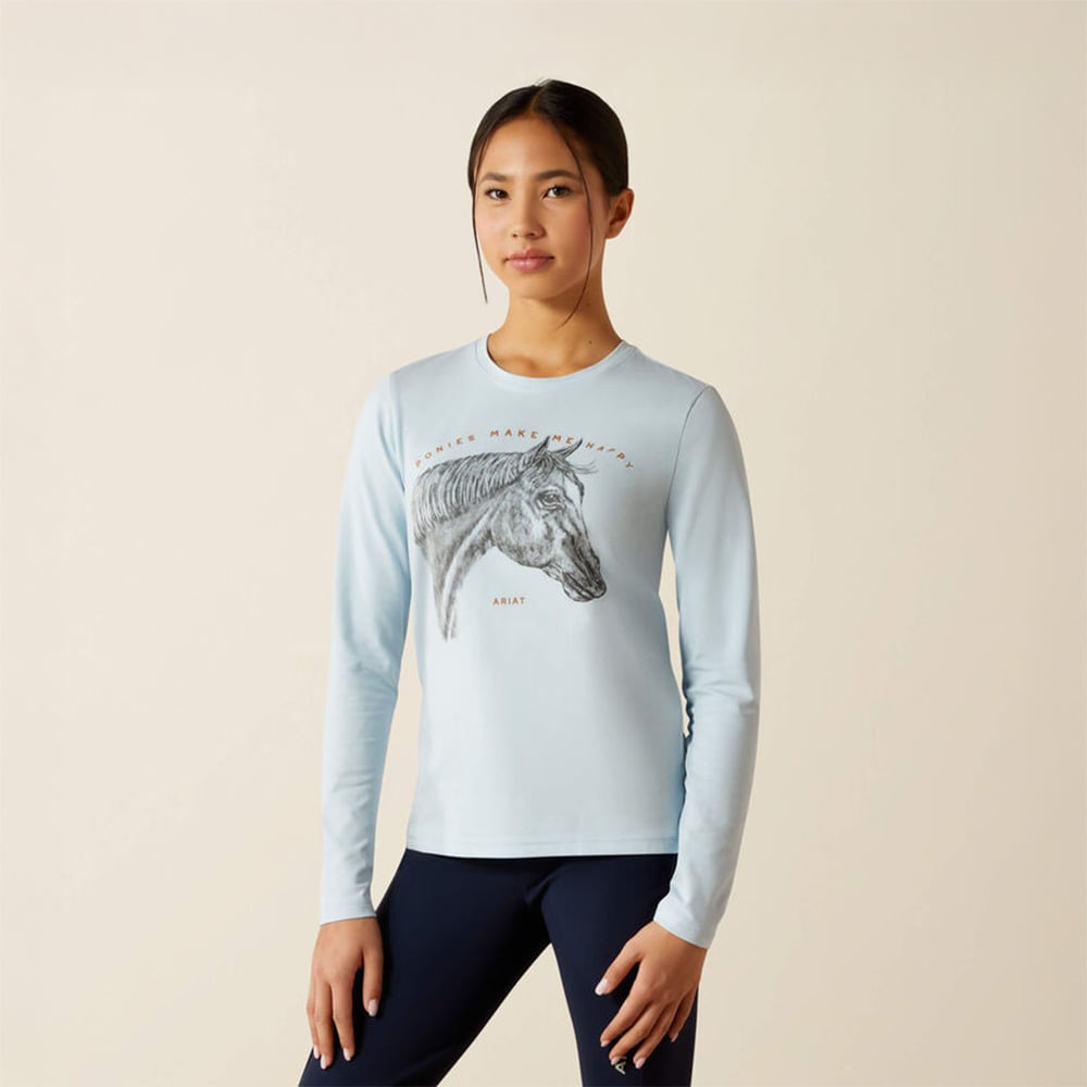 T-shirt met lange mouwen. Junior Happy Tee ARIAT®
