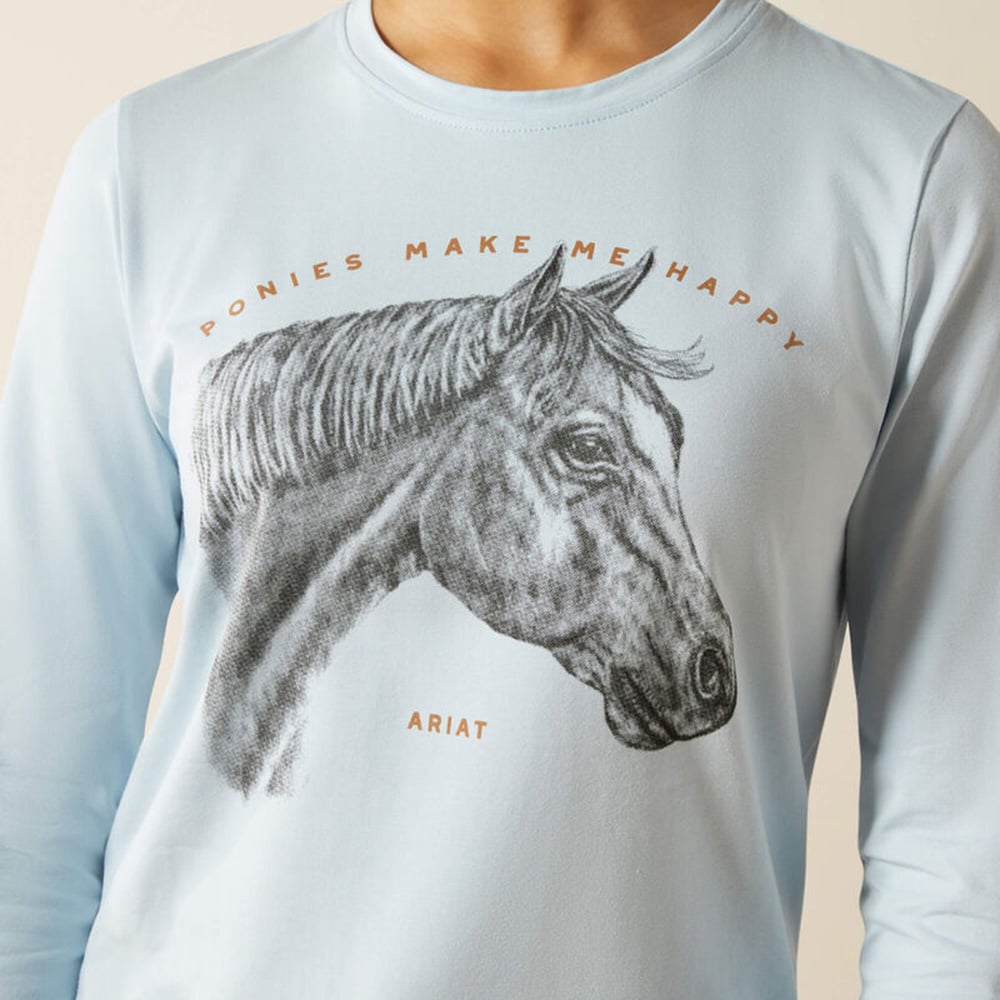 T-shirt met lange mouwen. Junior Happy Tee ARIAT®
