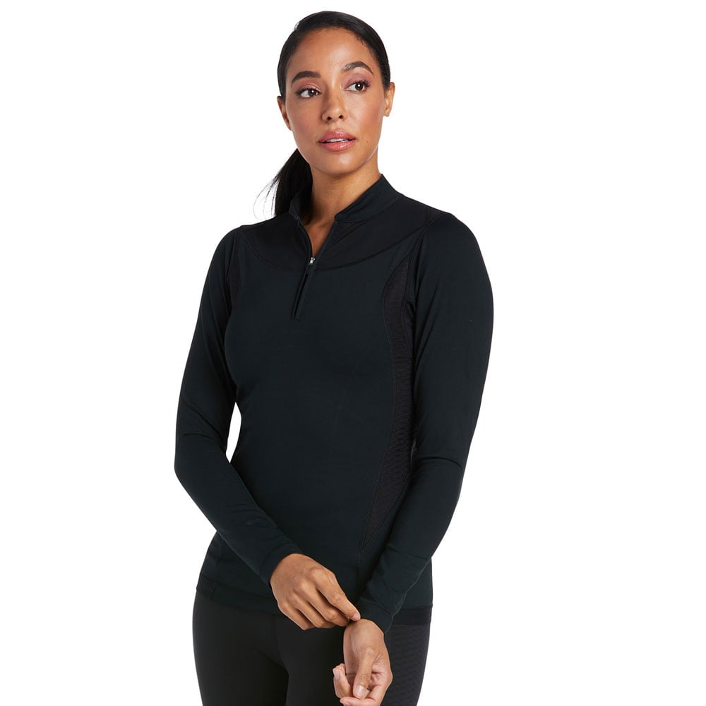 Top van functioneel materiaal  Ascent 1/4 Zip Baselayer ARIAT®