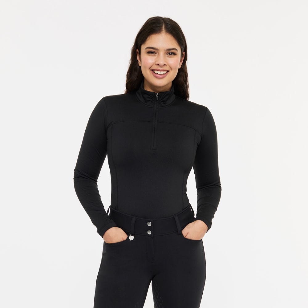 Top van functioneel materiaal  Ella half zip CRW®