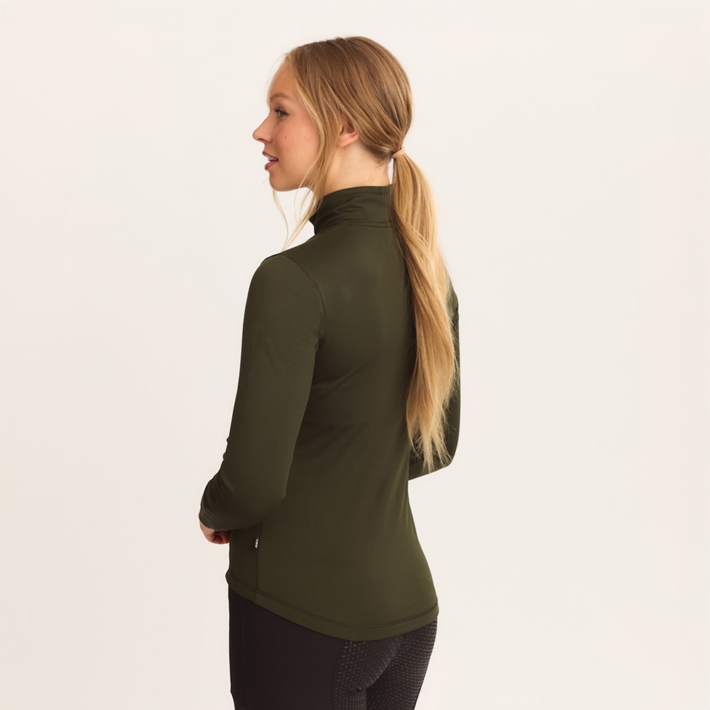 Top van functioneel materiaal  Ella half zip CRW®