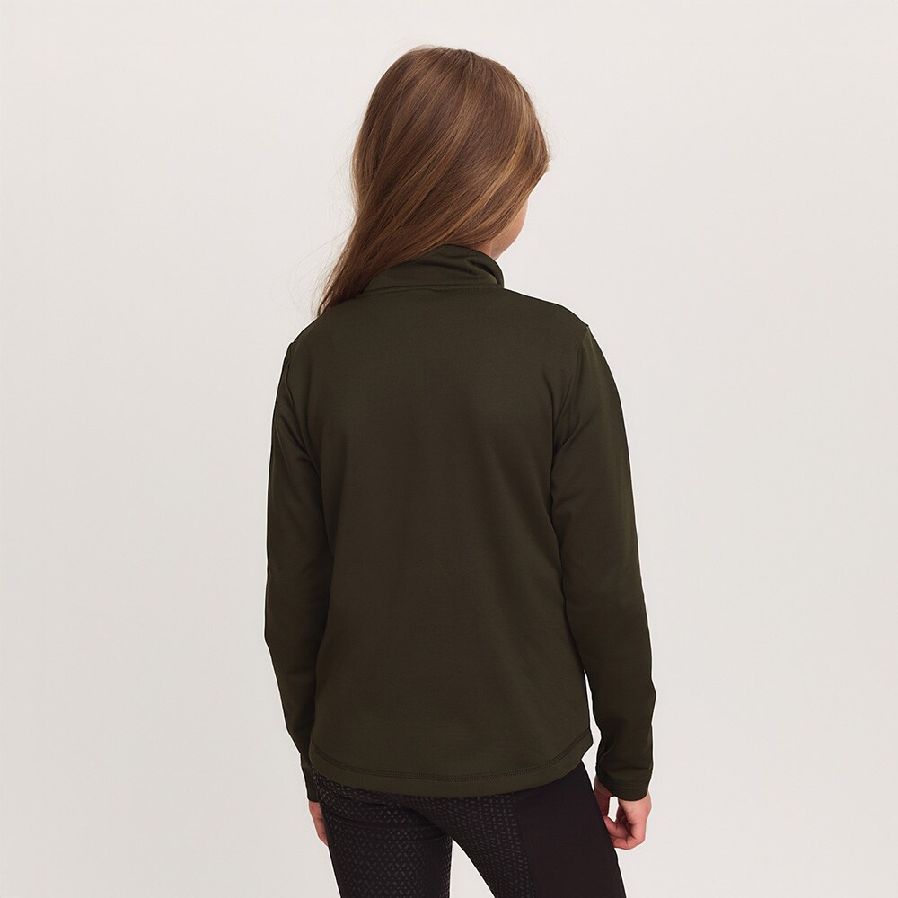 Top van functioneel materiaal Junior Ella half zip CRW®