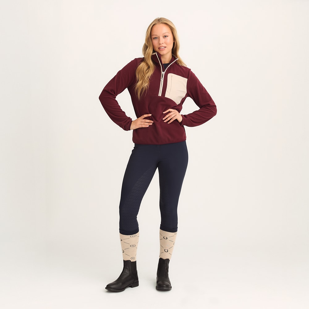 Fleecetrui  Basic 1/2 zip CRW®