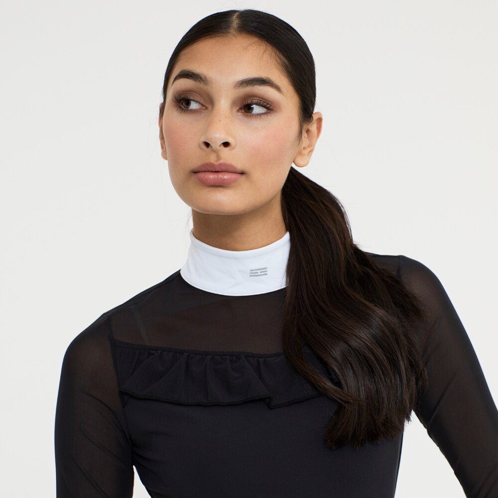 Wedstrijdtop met lange mouwen Crystal mesh Fairfield®