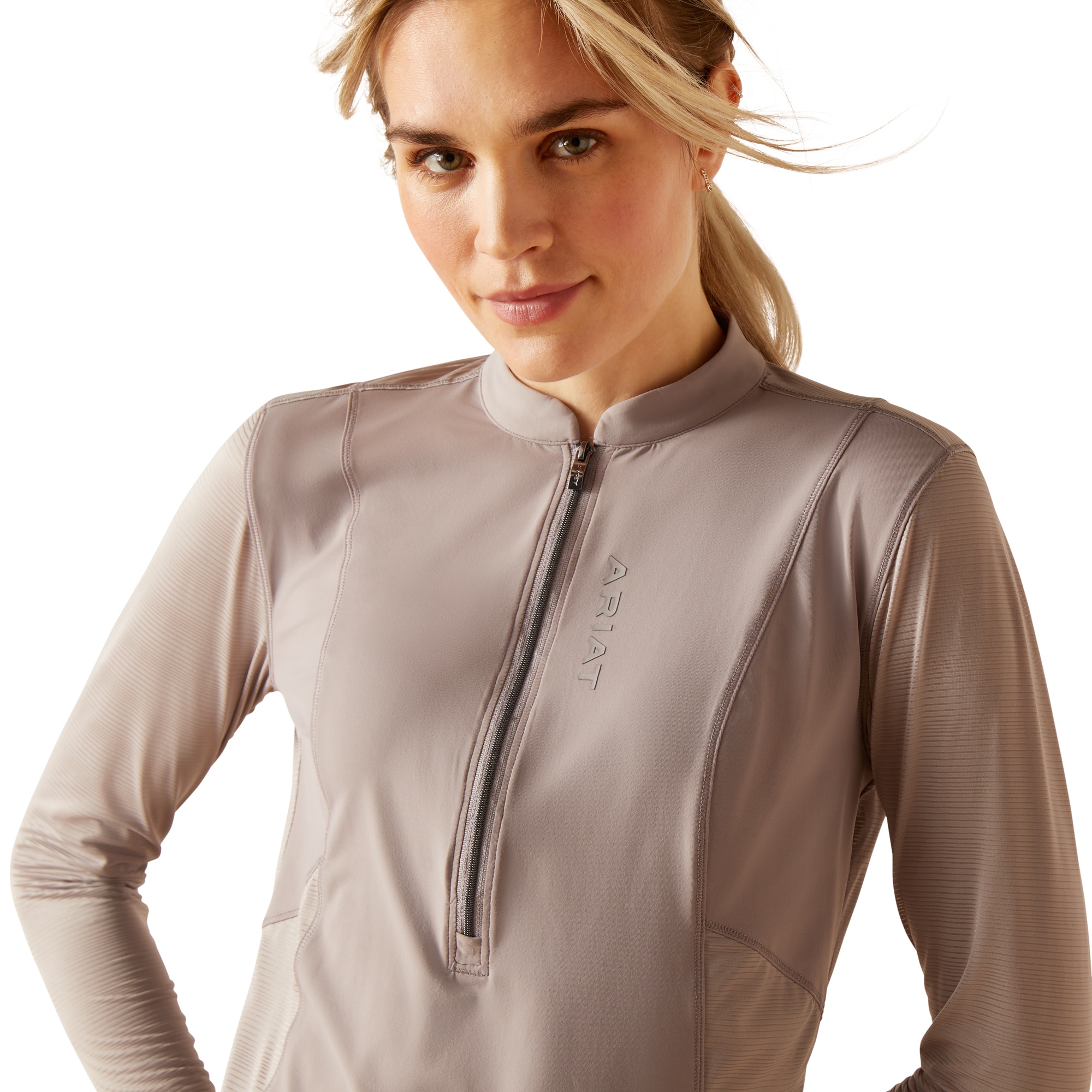 Prestatieslijtage met lange mouwen Wms Breathe 1/4 zip baselayer ARIAT®