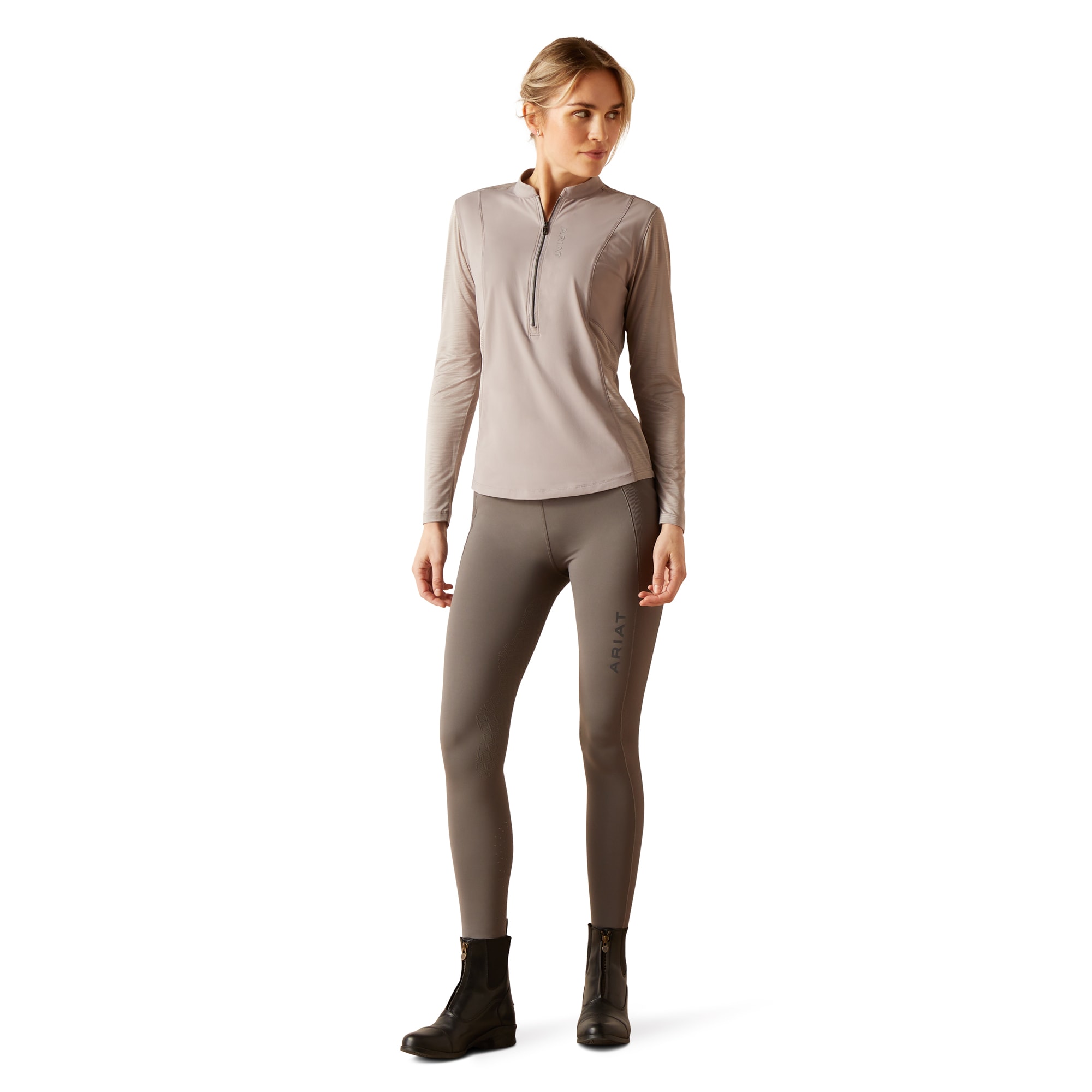 Prestatieslijtage met lange mouwen Wms Breathe 1/4 zip baselayer ARIAT®