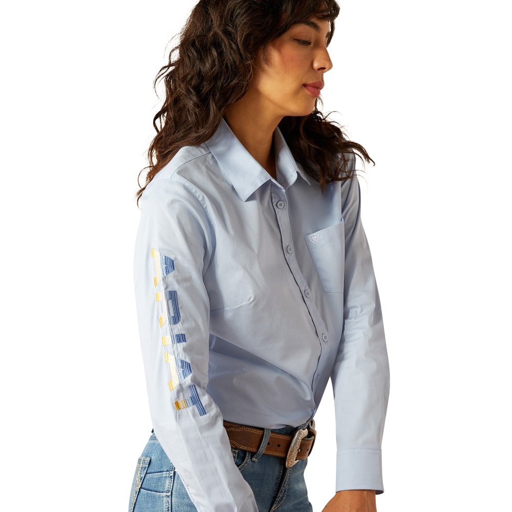 Shirt  Wms Wrinkle resist team kirby ARIAT®