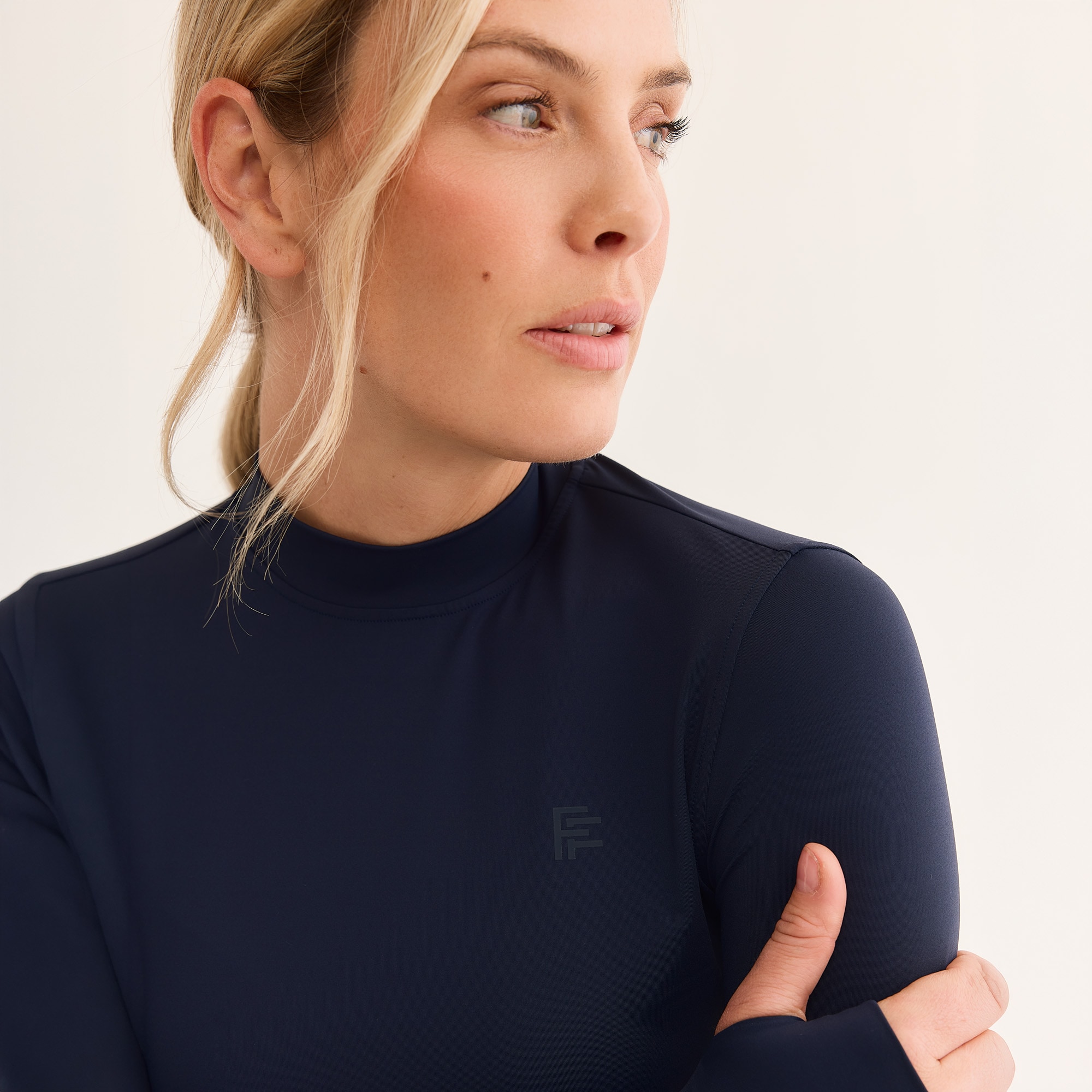Top van functioneel materiaal Grace Mock Neck Fairfield®