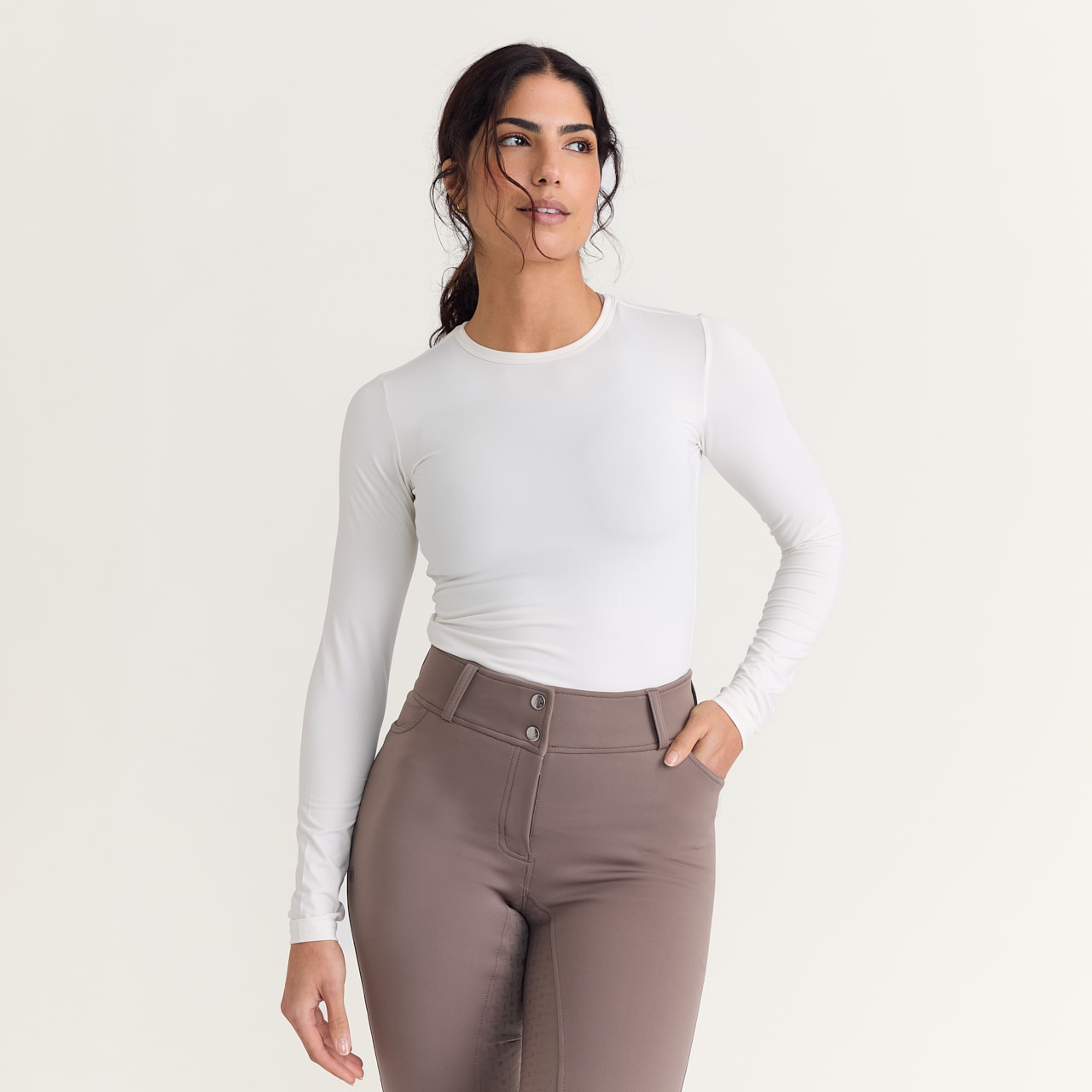 Top van functioneel materiaal met lange mouwen Jewel CRW®