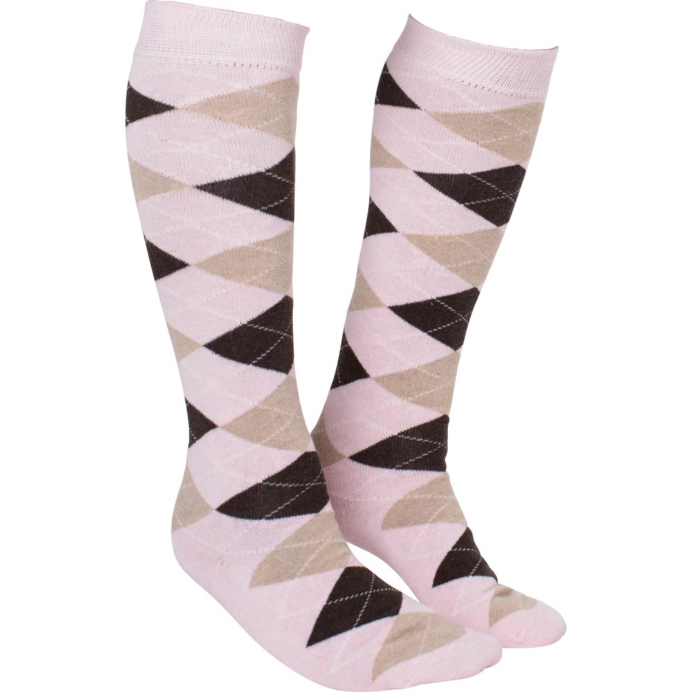 Paardrijsokken  Basic Argyle CRW®