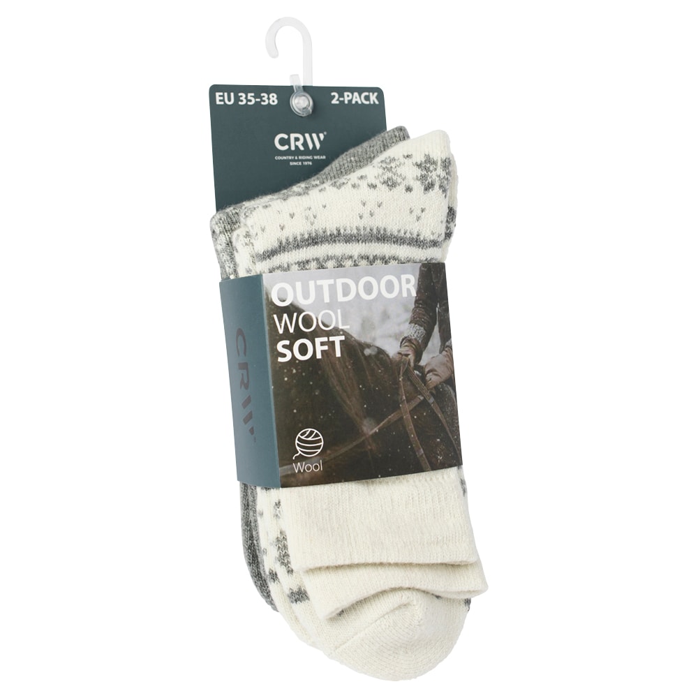 Wollen sokken  Outdoor 2-pack CRW®