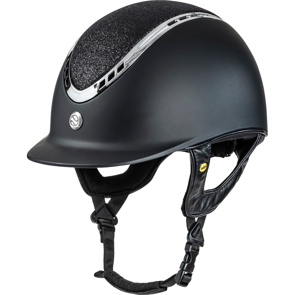 Paardrijhelm VG1 Pardus Smooth Top Glitter Back on Track®