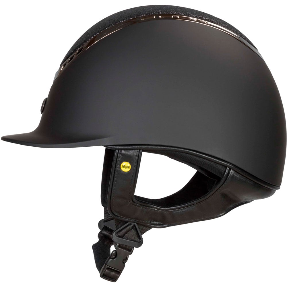 Paardrijhelm VG1 Pardus Smooth Top Glitter Back on Track®