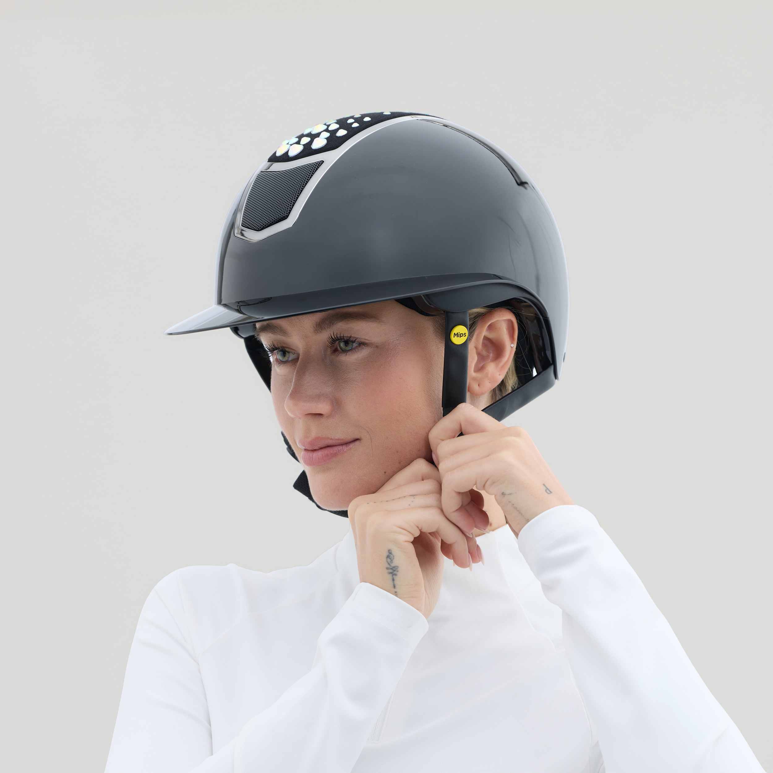 Paardrijcap EN1384:2023 Advantage Jewel Sun CRW®