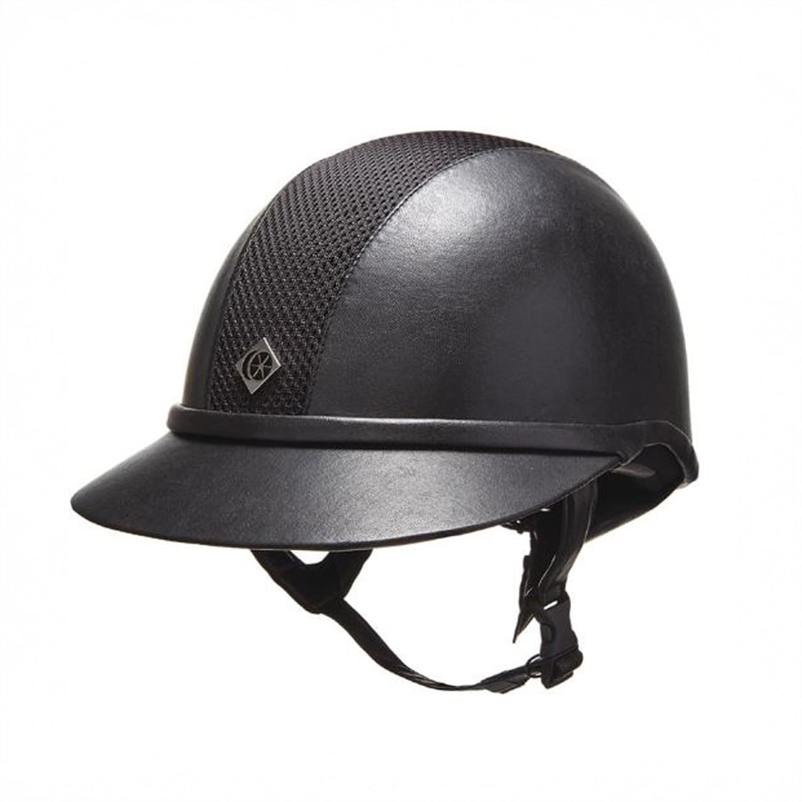 Paardrijhelm VG1 SP8 Plus Leatherlook Charles Owen