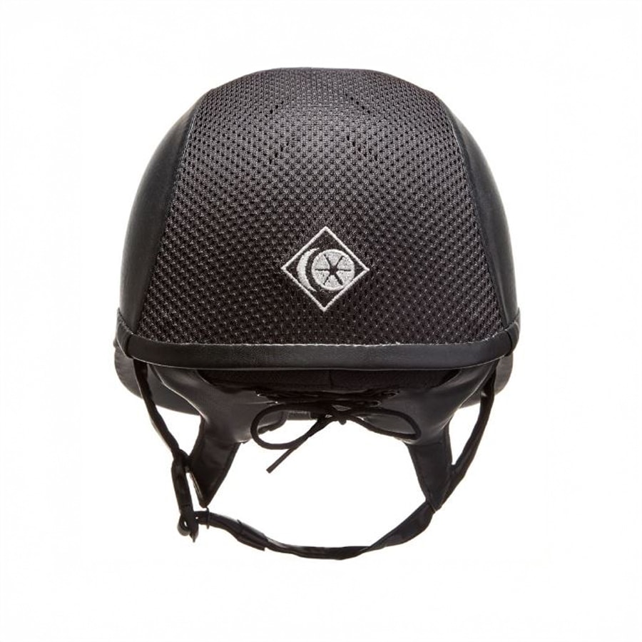 Paardrijhelm VG1 SP8 Plus Leatherlook Charles Owen