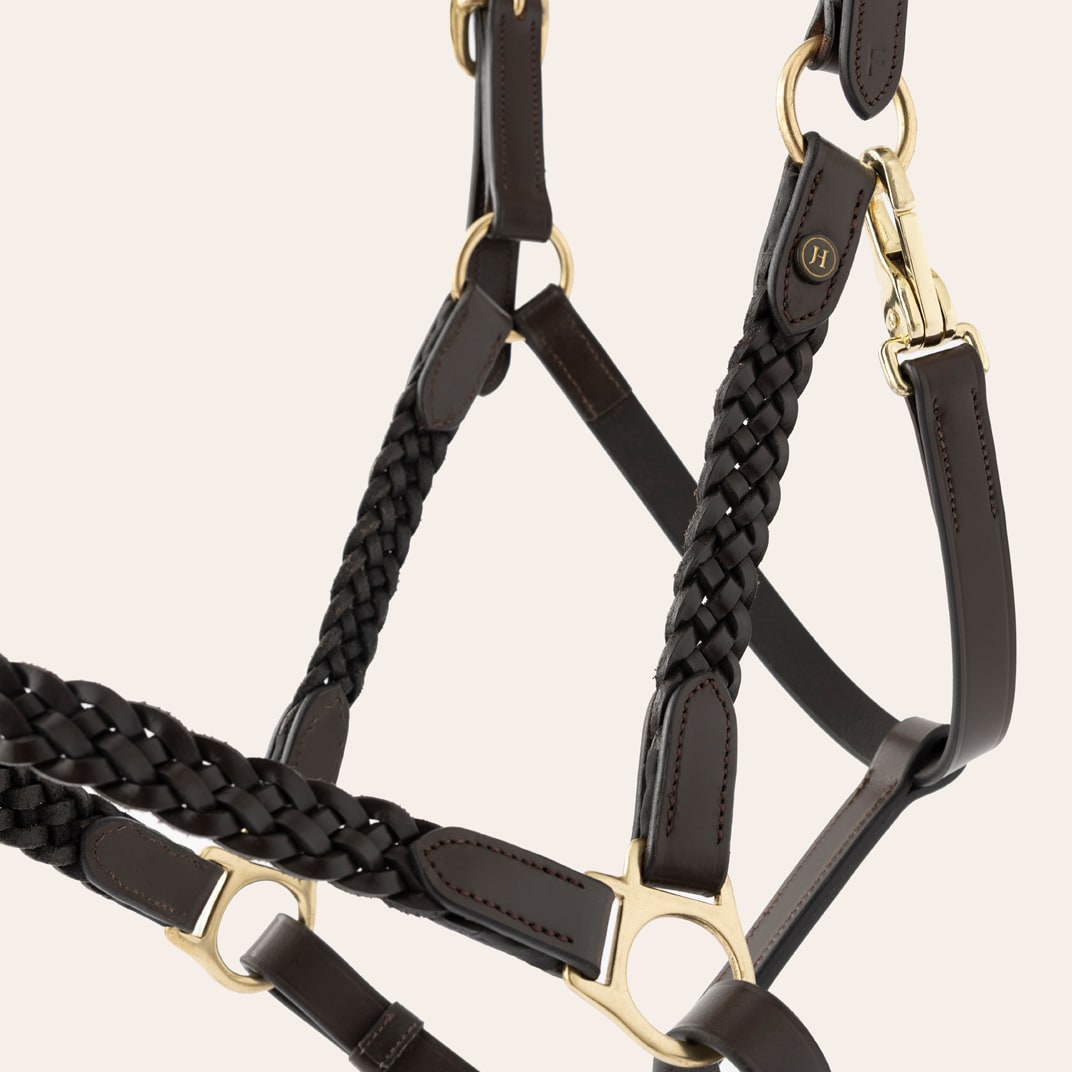 Leer/halster Porfyr JH Collection®