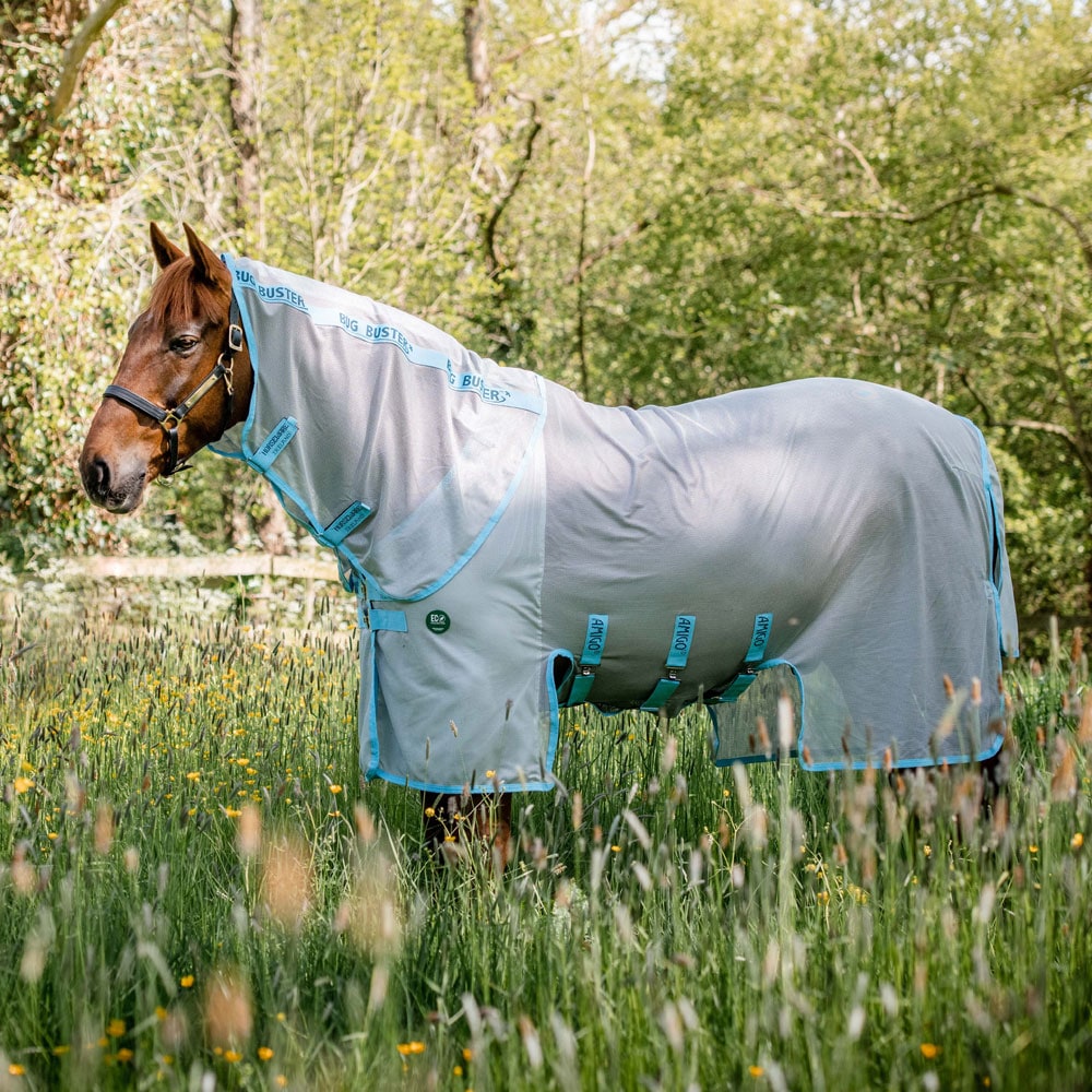 Sluier Minst Rijk Vliegendeken AmECO Bug Buster Horseware® - Hööks