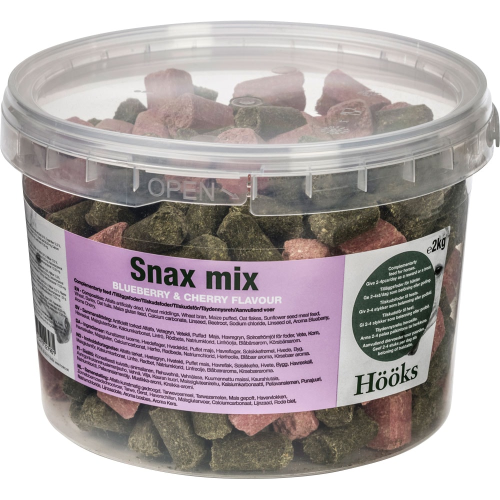 Paardensnacks  Snax Mix Blueberry & Cherry Hööks