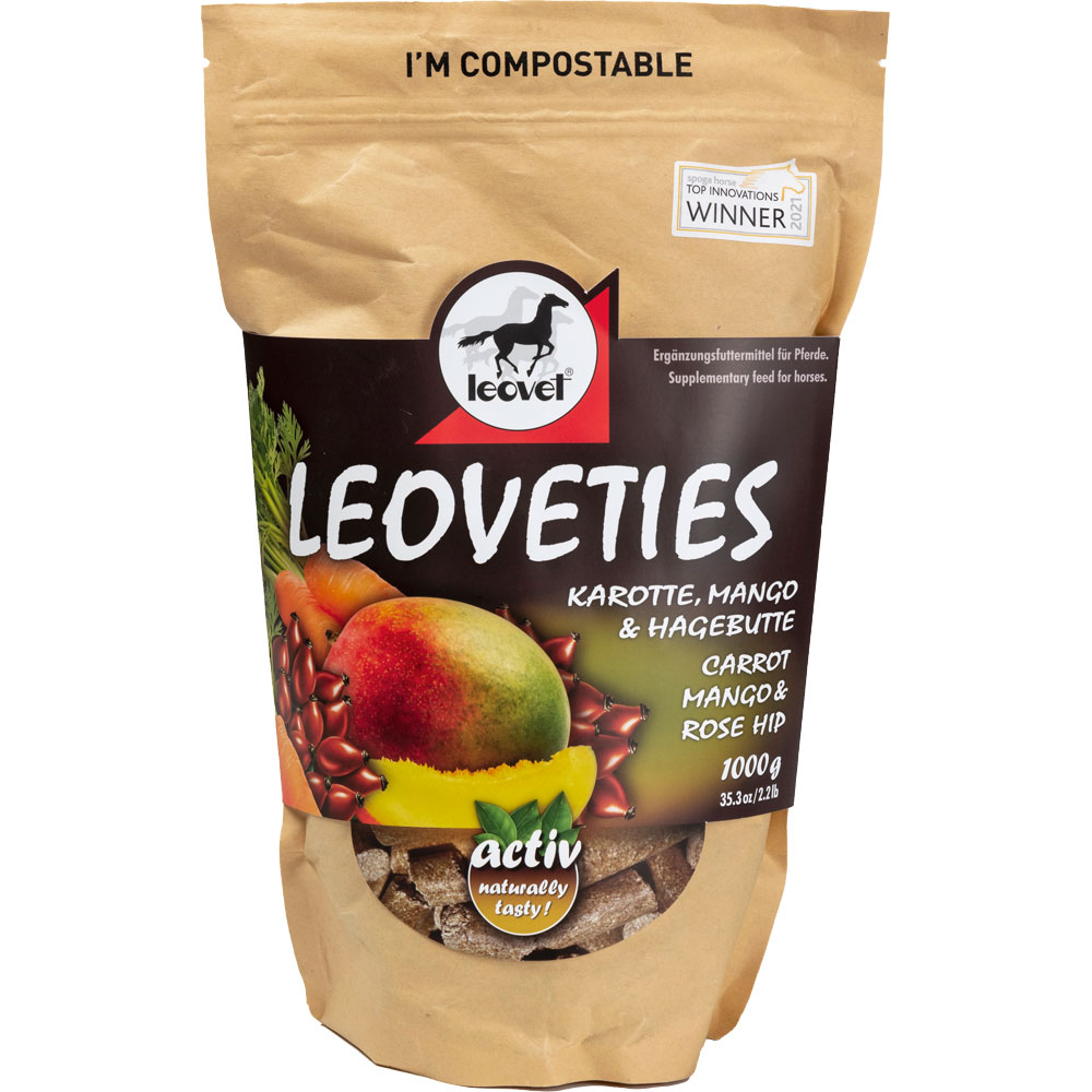 Paardensnacks  Leoveties Carrot, Mango & Rosehip leovet®