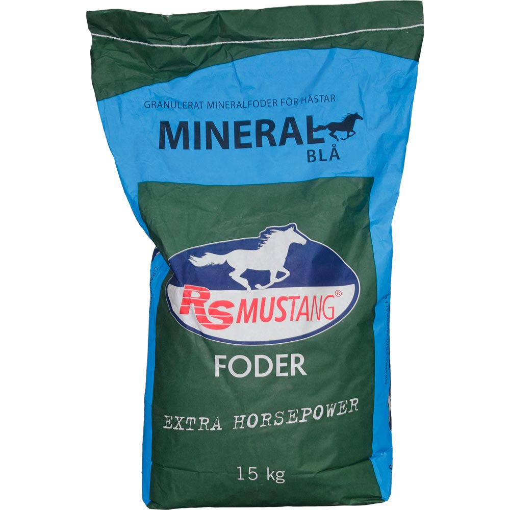 Granulaten 15 kg. Mineral Blå RS Mustang