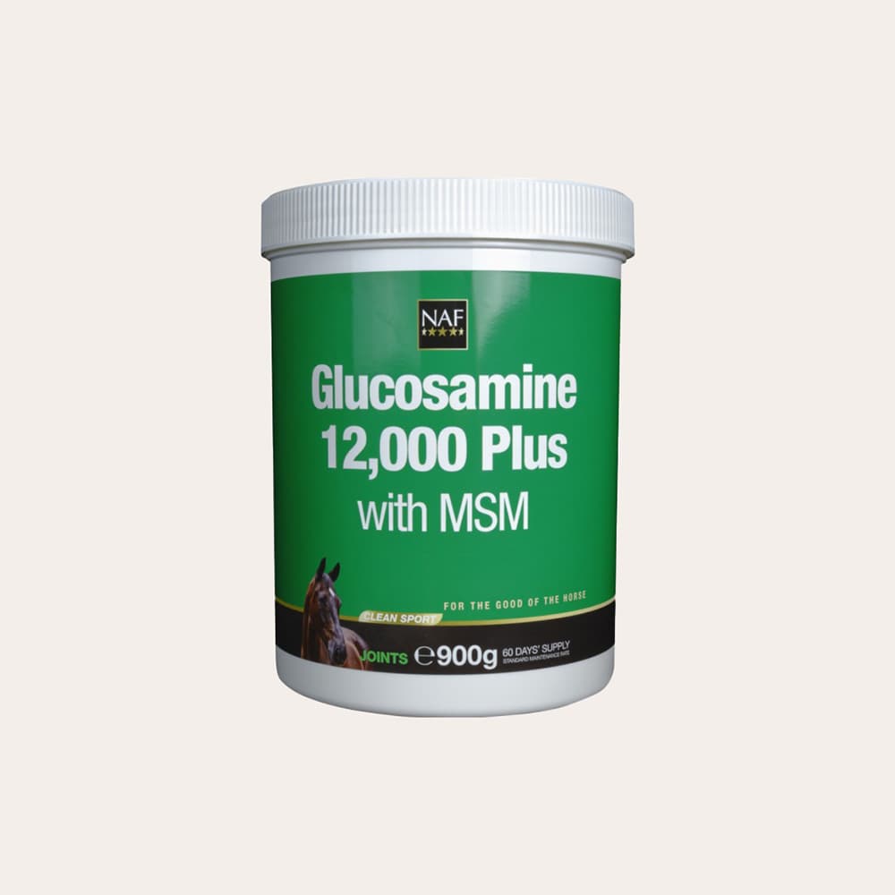 Voedingssupplementen Paard Glukosamin 12.000 Plus MSM 900g NAF