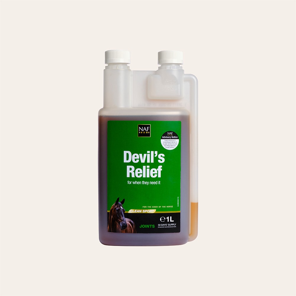 Voedingssupplementen Paard Devi'ls Relief Liquid 1L NAF