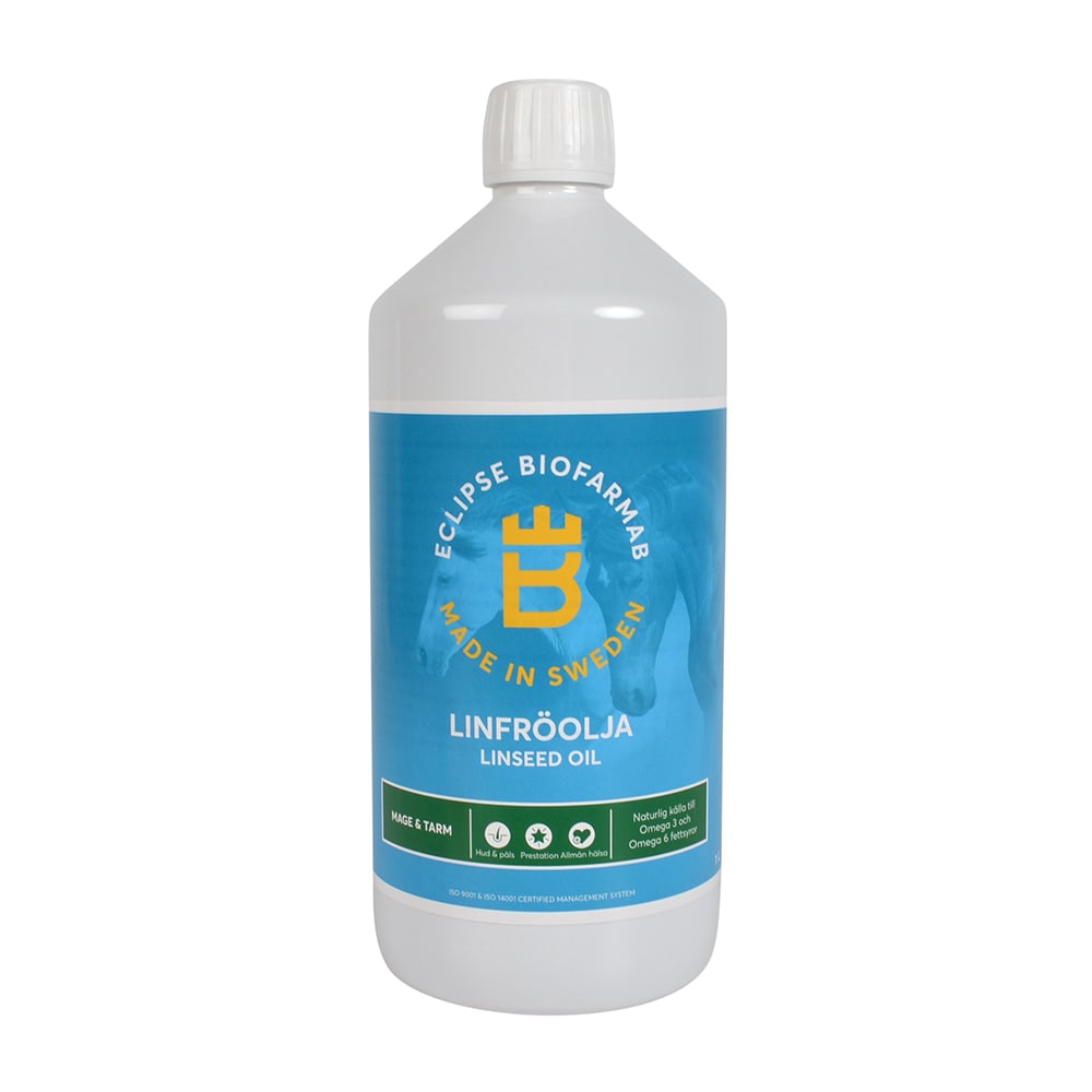 Lijnzaadolie 1 l.  Eclipse Biofarmab