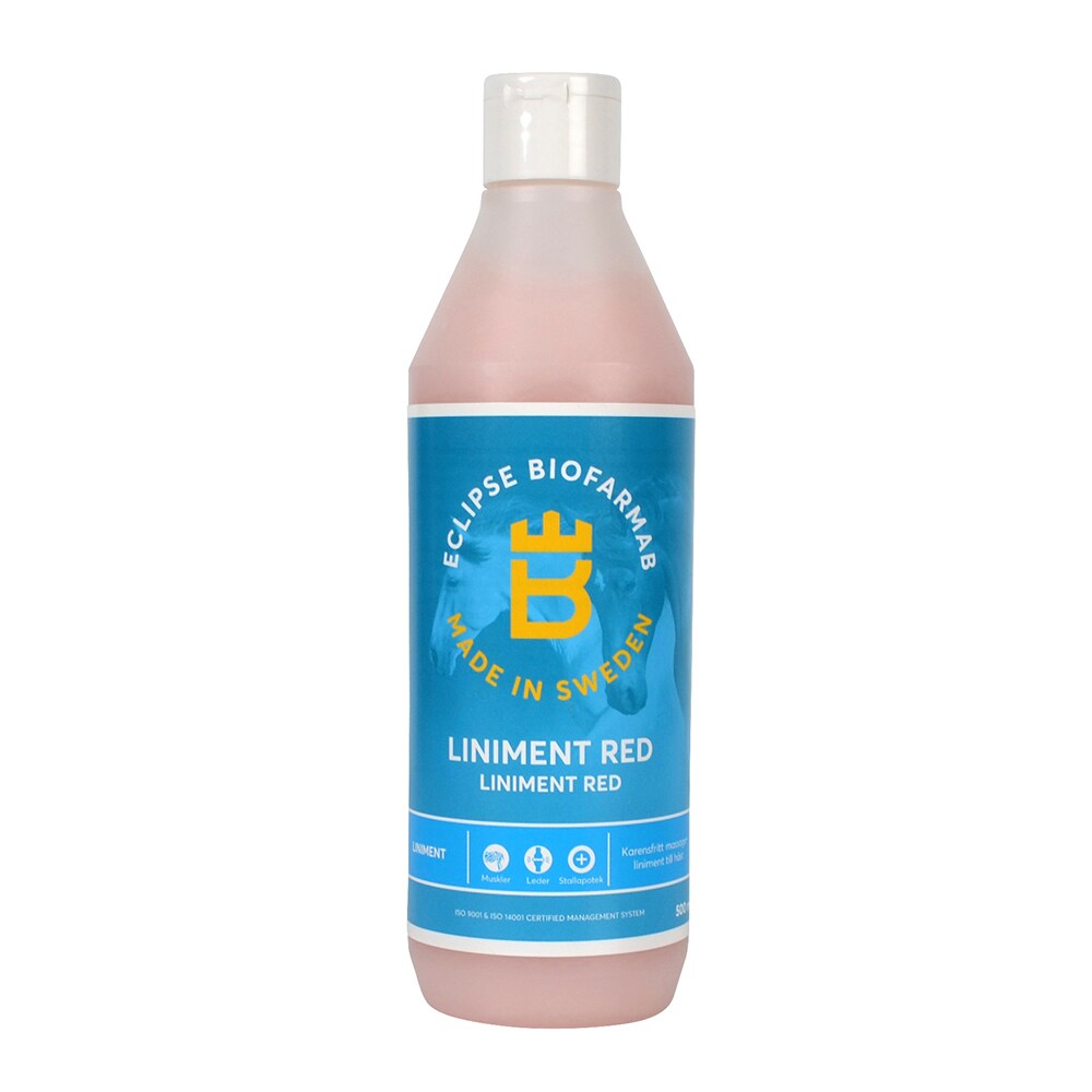 Smeersel 500 ml. Liniment Red Eclipse Biofarmab