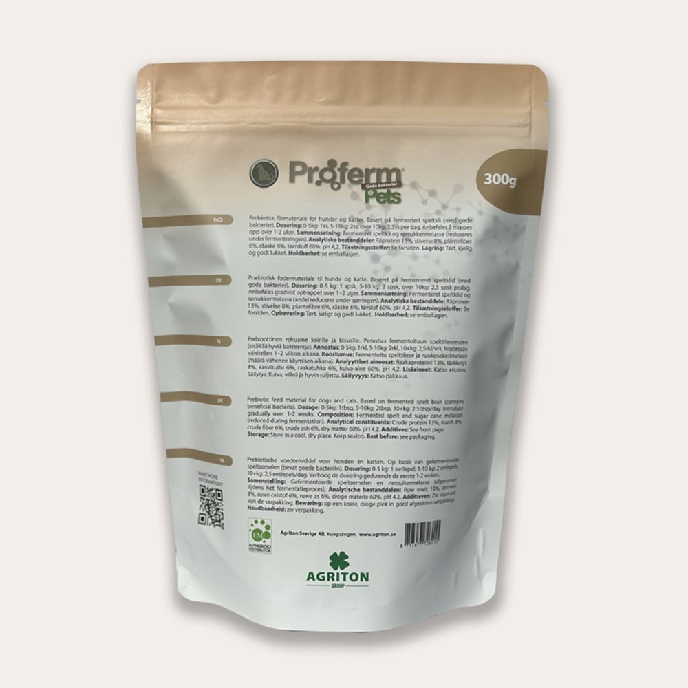Voedingssupplementen 300 g Proferm Pets Agriton