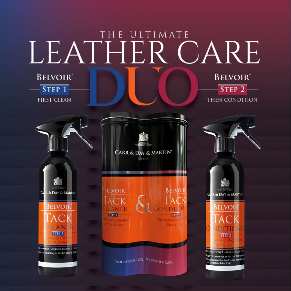   Belvoir Tack Leather Duo 2 x 500ml Carr & Day & Martin
